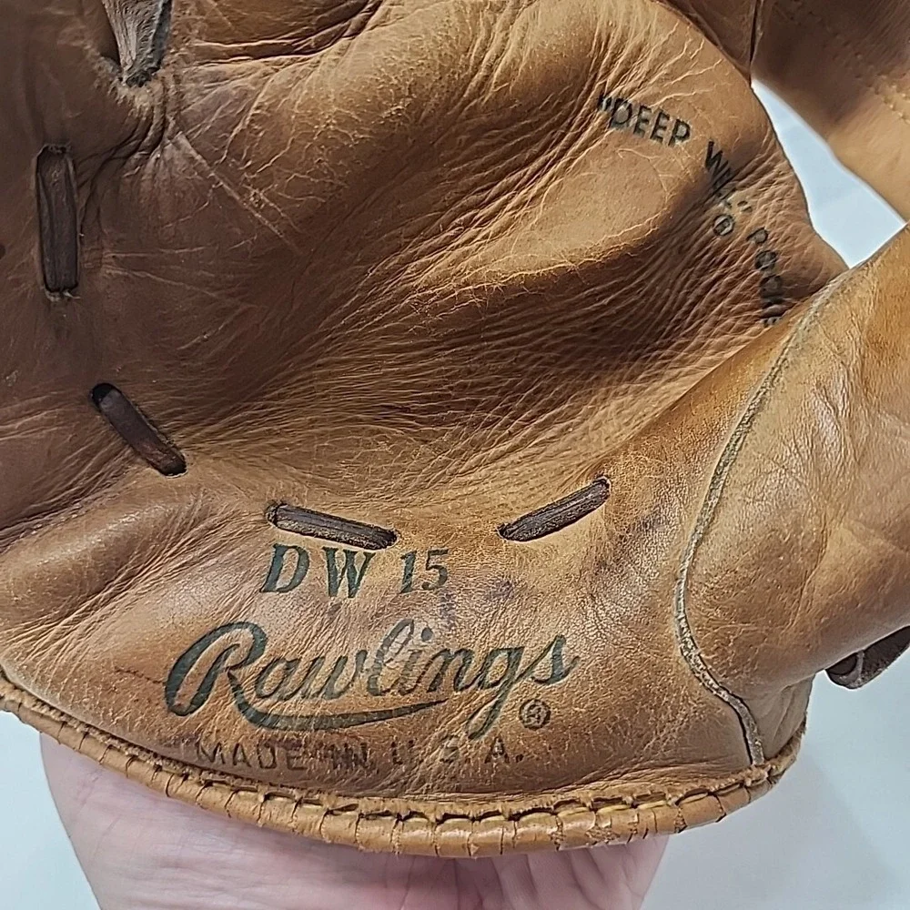 Vintage Rawlings DW15 Official Softball‎ Glove LHT